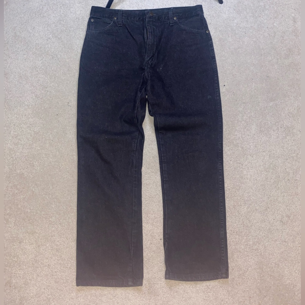 Vintage Rustler Black Cowboy Cut Denim Jeans